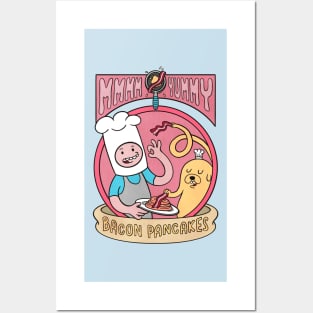 Bacon pancakes Posters and Art